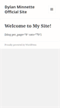 Mobile Screenshot of dylanminnette.com