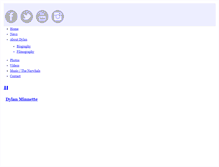 Tablet Screenshot of dylanminnette.com